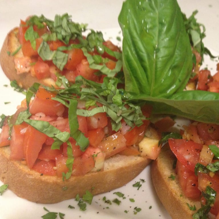 Bruschetta Made Fresh Daily